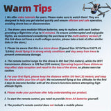 Rc Drones With Camera For Adults Obstacle Avoidance Mini Drone With Altitude Hold Mode, Opticalflow Positioning Brushless Motor FPV Drone Rc Quadcopter Fpv Drone For Kids 8-12 Remote Control Toys Cool