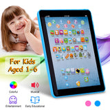 Baby Learning Tablet Educational Mini Pads Toys Touch Learn Toddler Tablet For ABC Numbers Words Gift For Boys Girls Aged 1-6 Year Old Kids