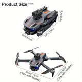 Rc Drones With Camera For Adults Obstacle Avoidance Mini Drone With Altitude Hold Mode, Opticalflow Positioning Brushless Motor FPV Drone Rc Quadcopter Fpv Drone For Kids 8-12 Remote Control Toys Cool