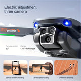 Rc Drones With Camera For Adults Obstacle Avoidance Mini Drone With Altitude Hold Mode, Opticalflow Positioning Brushless Motor FPV Drone Rc Quadcopter Fpv Drone For Kids 8-12 Remote Control Toys Cool